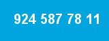924 587 78 11